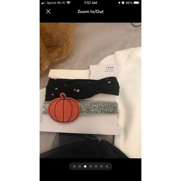 NEW Carter's 0-3 month Fall/Thanksgiving set costume - Picture 3 of 7